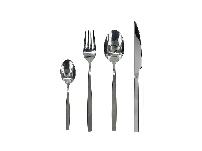 Ménagère 16 Pièces en Inox Brillant et Mat - KOVAX