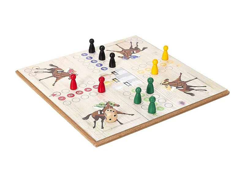 Jeu des Petits Chevaux en Bois - SPIRIT