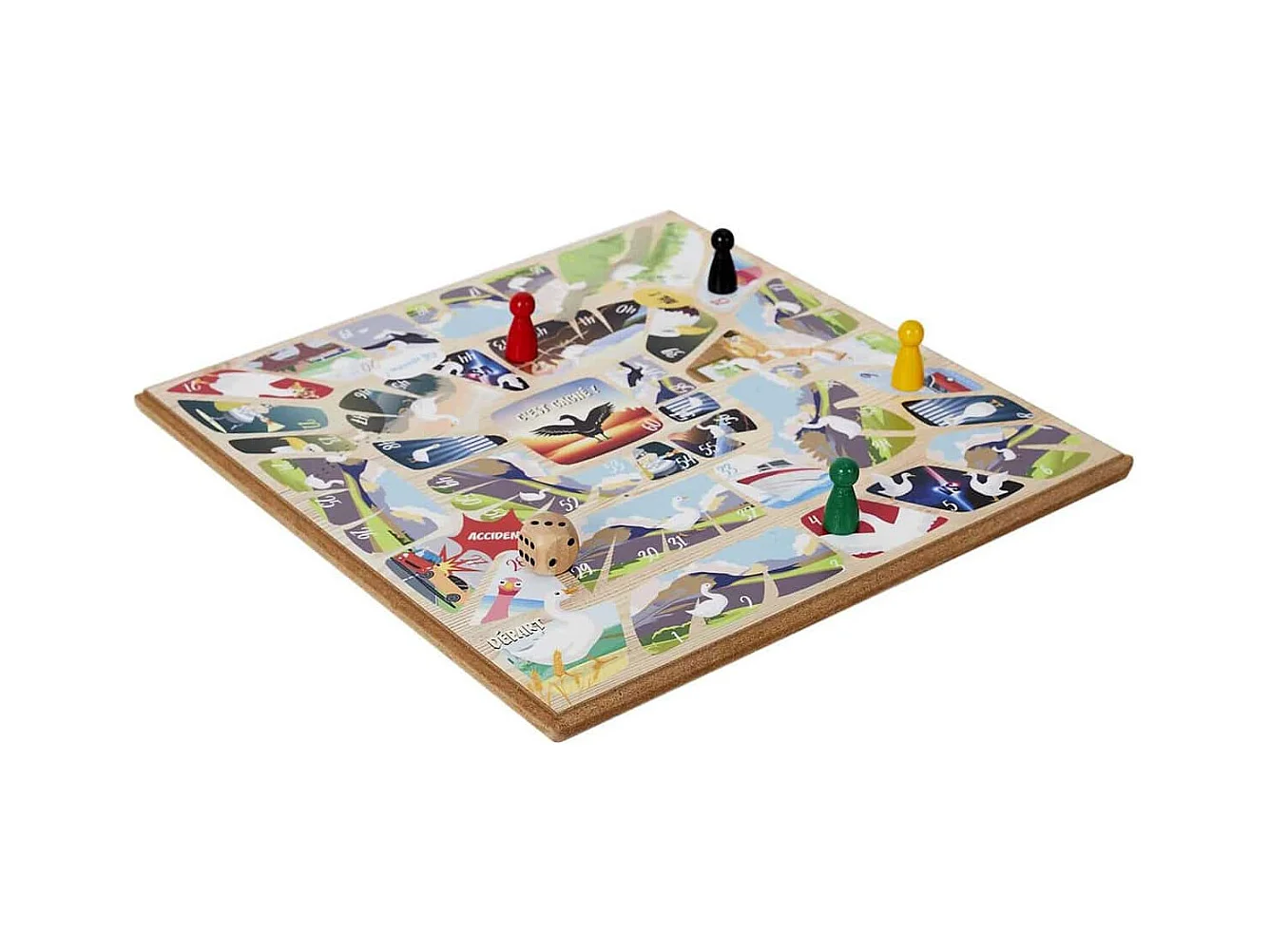 Jeu de l'Oie en Bois - BERNACHE