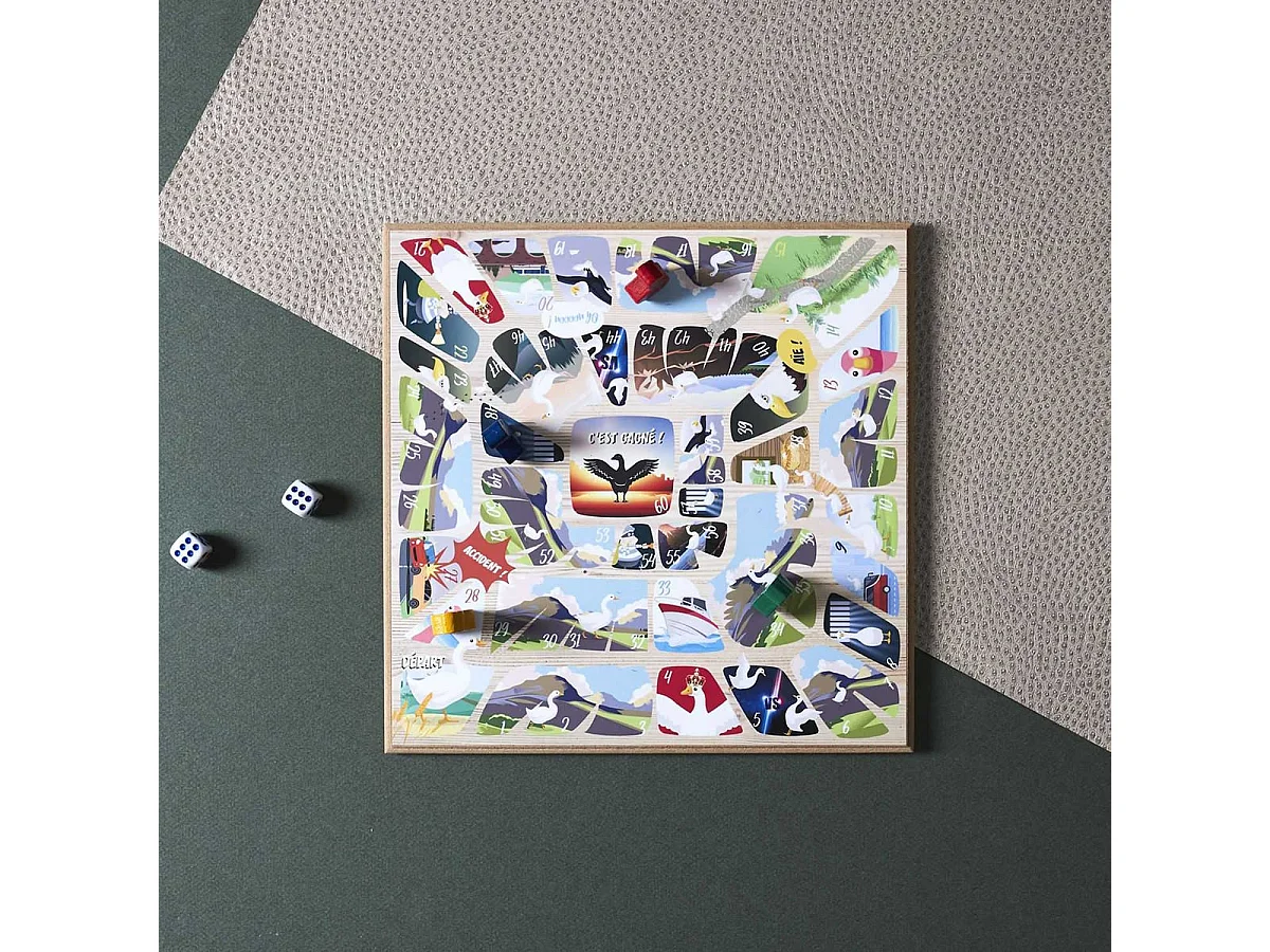 Jeu de l'Oie en Bois - BERNACHE