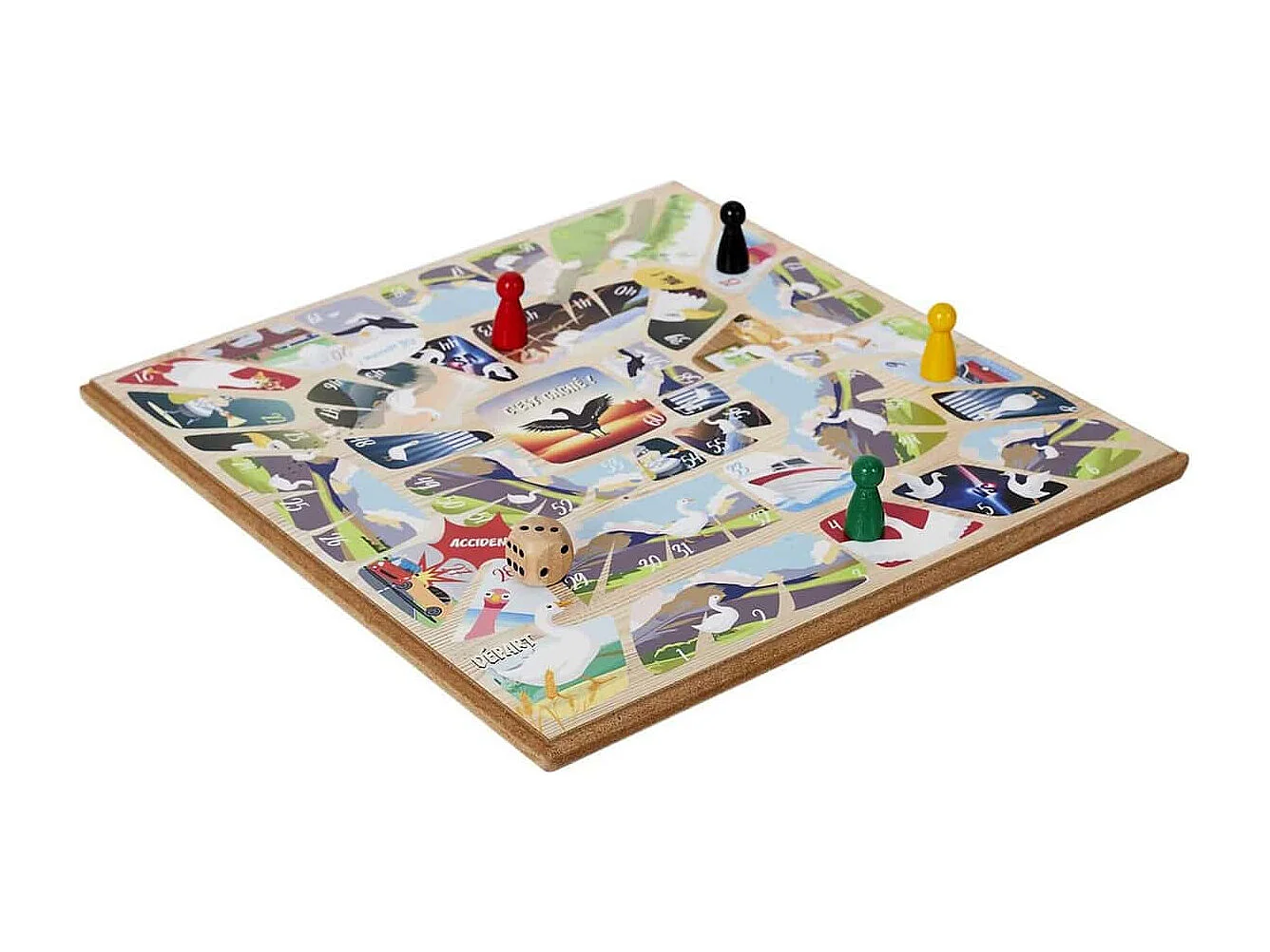 Jeu de l'Oie en Bois - BERNACHE