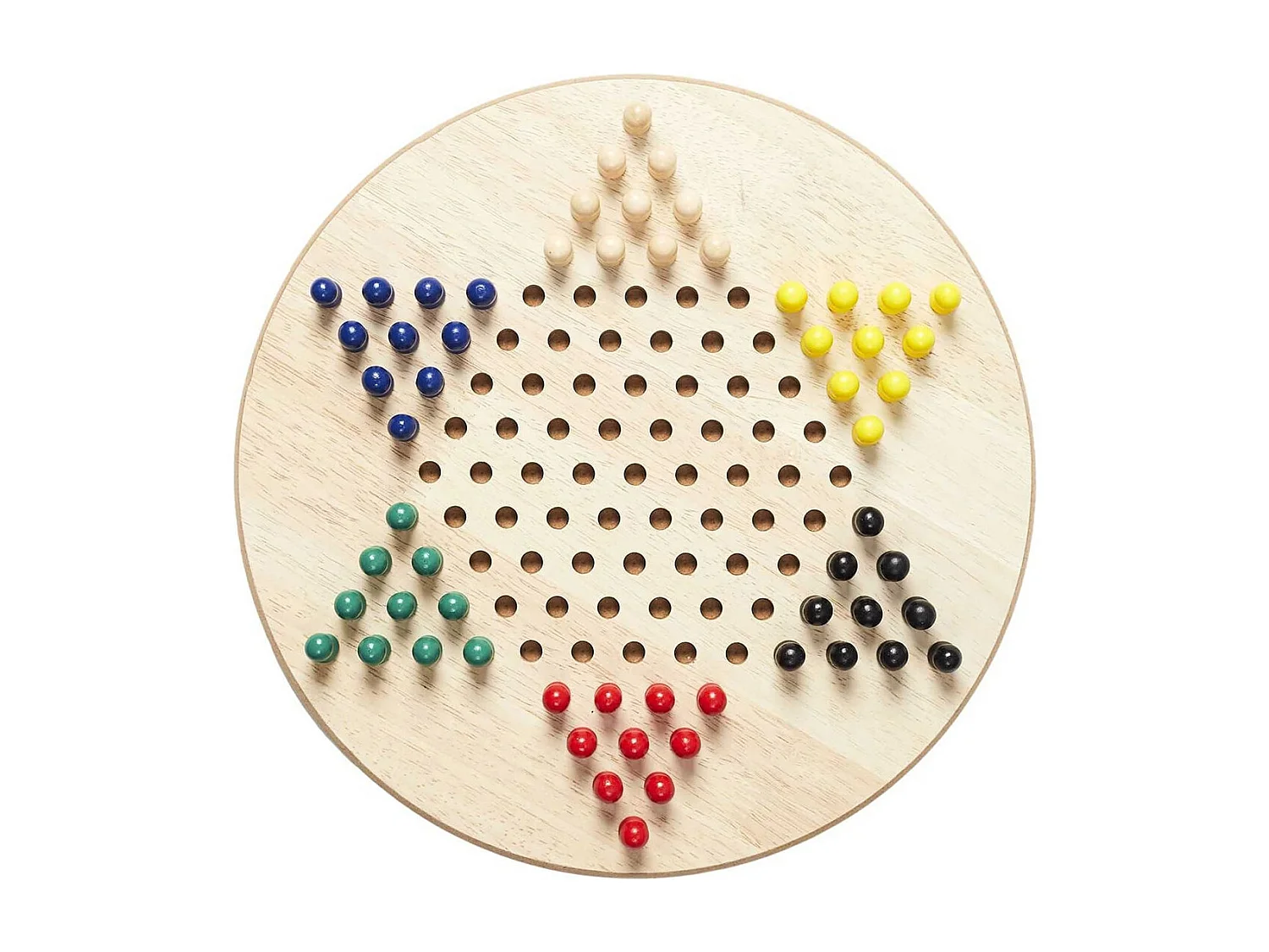 Jeu de Dames Chinoises en Bois - YUAN