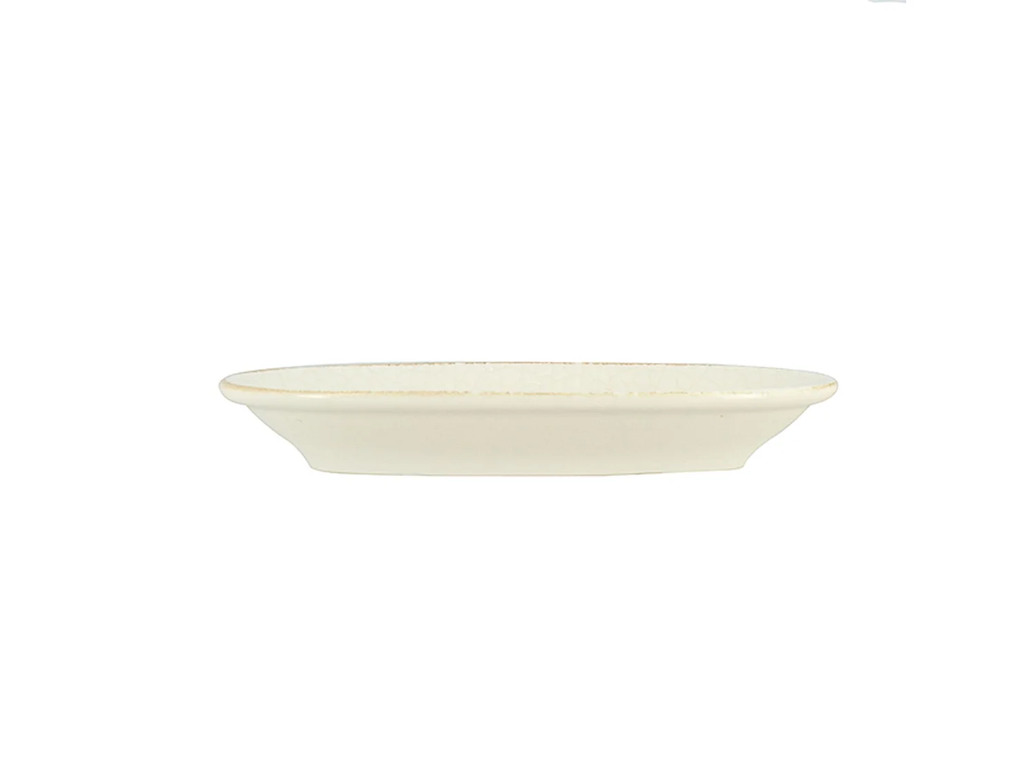 Novastyl - Lot 6 Assiettes Ovales Nuance 19x10.5cm En Porcelaine Blanc