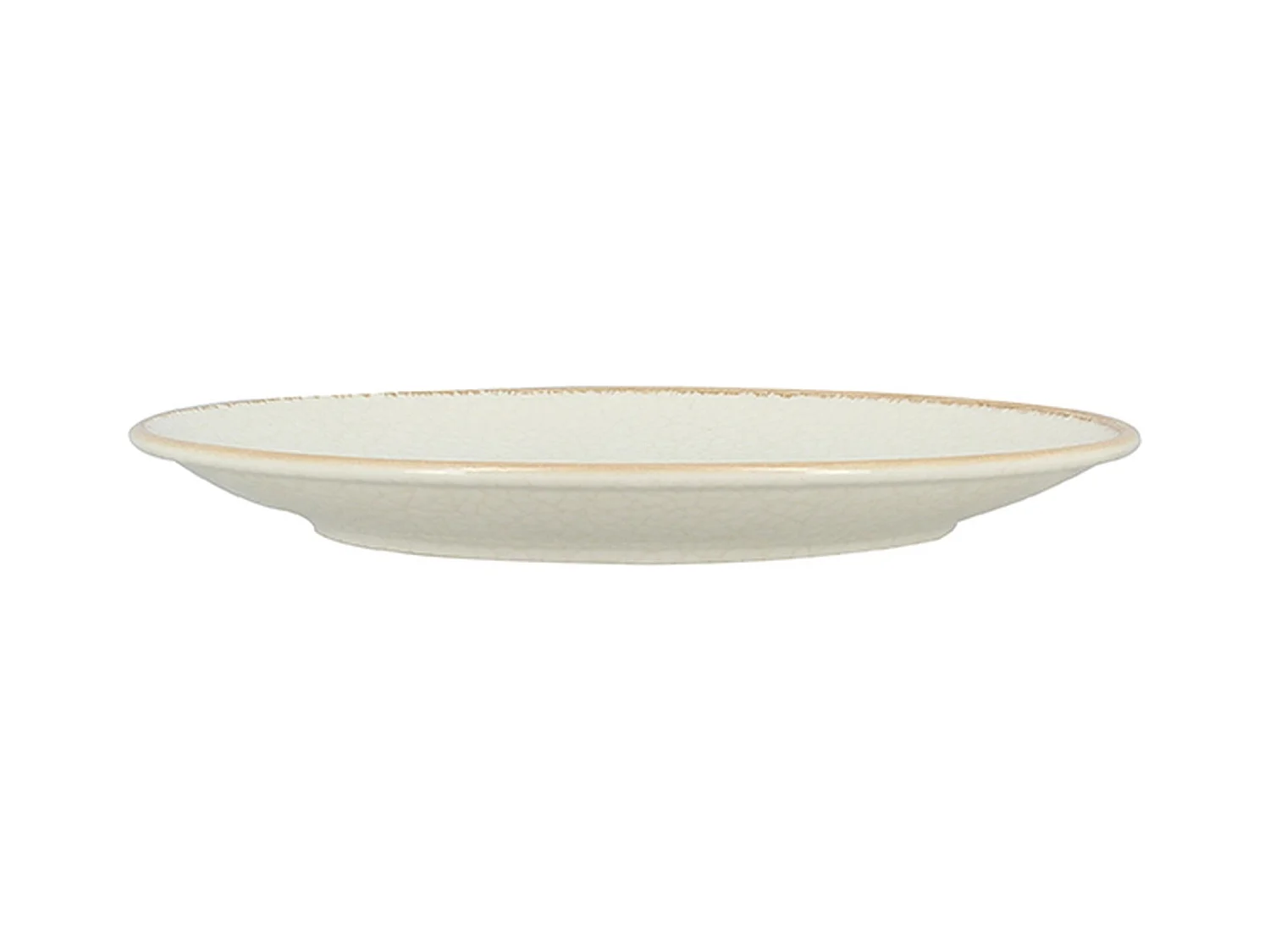 Novastyl - Lot 6 Assiettes Plates Nuance 27cm En Porcelaine Blanc