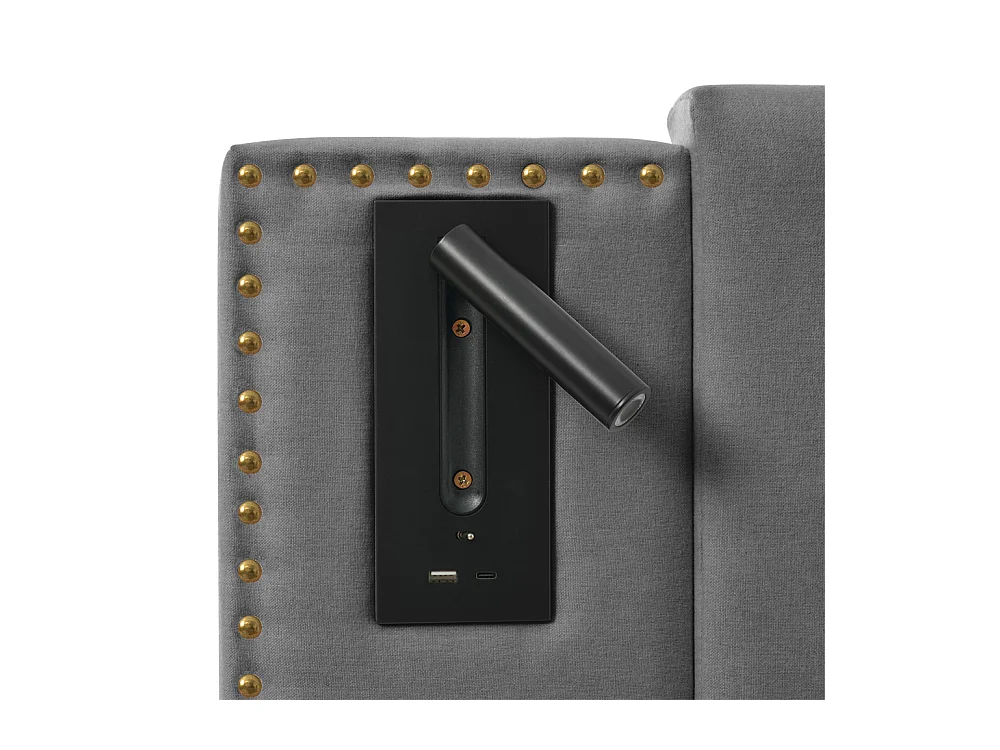 Volwassen bed 140x200 cm bed gestoffeerd bed lattenbodem tweepersoonsbed beige fluweel