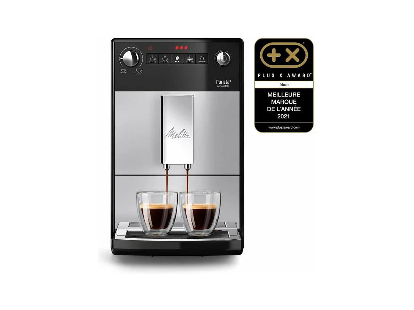 Cafétière électrique Melitta F230-101 Argenté 1450 W