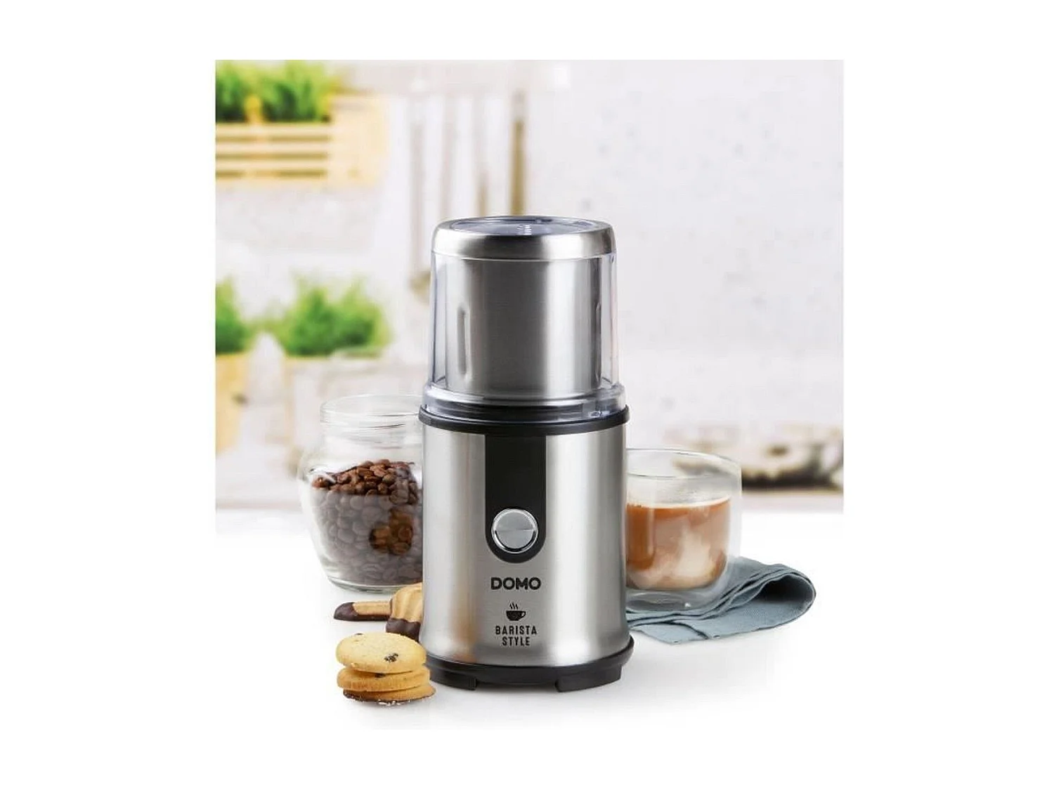 Molinillo de café eléctrico de 300 W - 110 g - Mecanismo de molienda con muelas