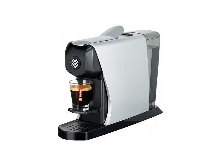 Cafetière à dosette ou capsule Malongo MACHINE EOH GRIS METAL