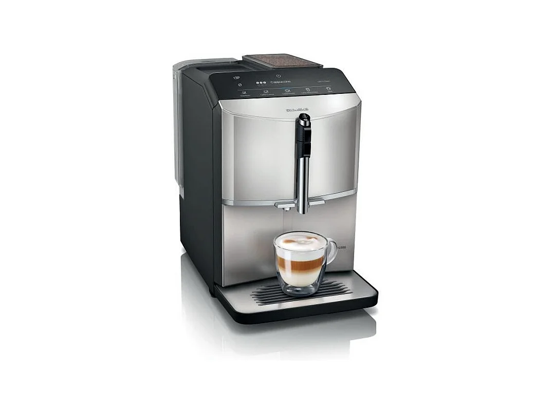 Machine à café SIEMENS - 5 boissons, bac à grains 250g, réservoir d'eau 1,4L