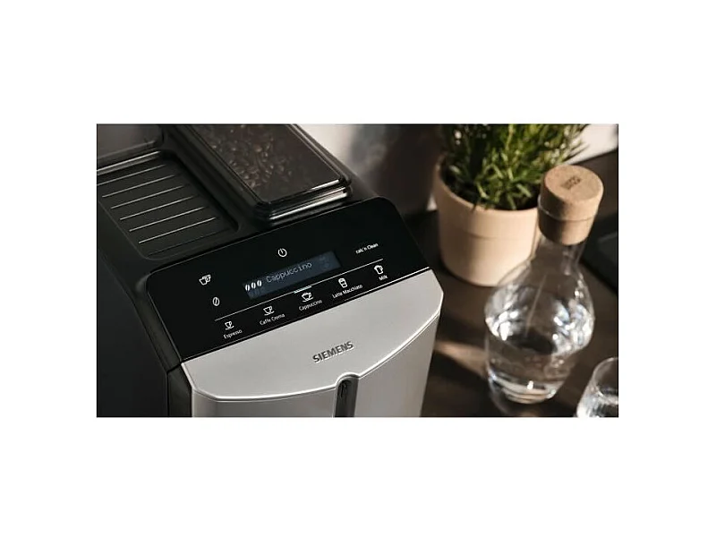 Machine à café SIEMENS - 5 boissons, bac à grains 250g, réservoir d'eau 1,4L