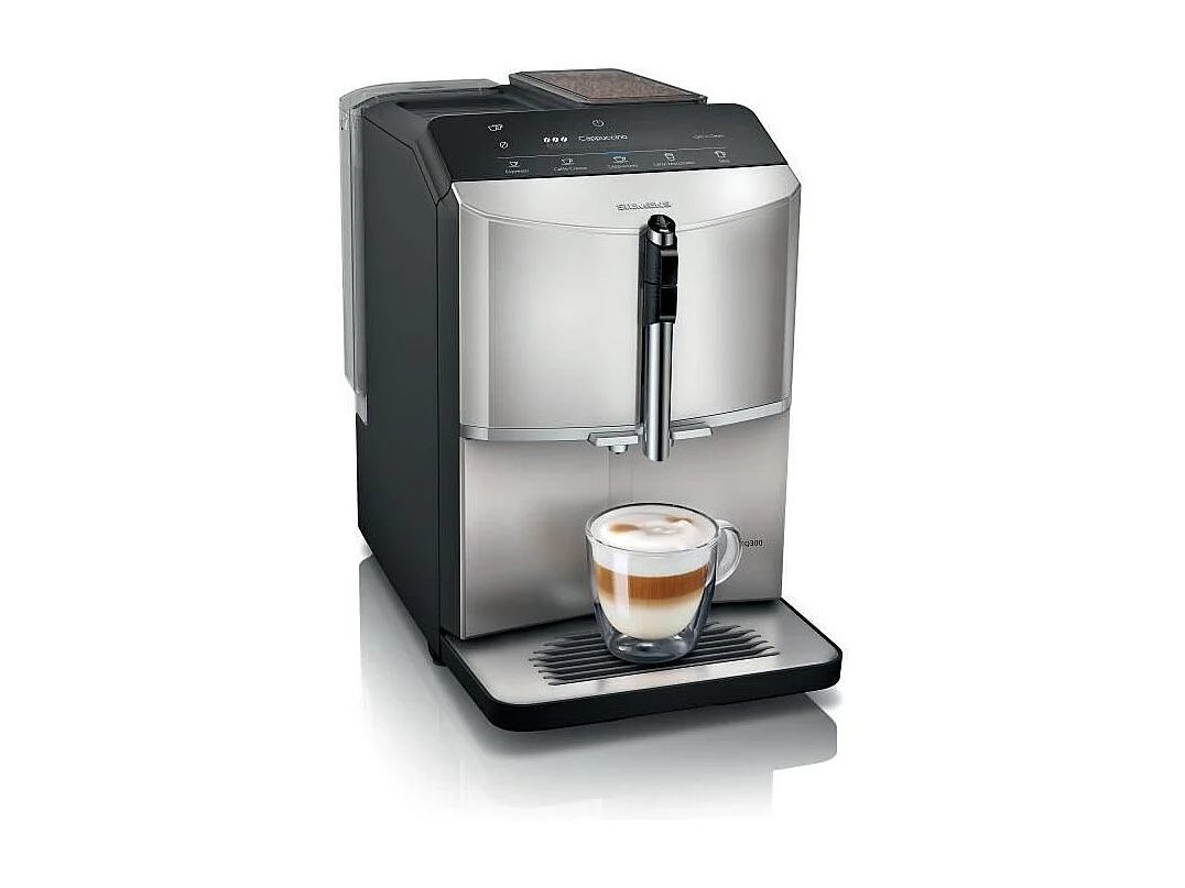 Machine à café SIEMENS - 5 boissons, bac à grains 250g, réservoir d'eau 1,4L