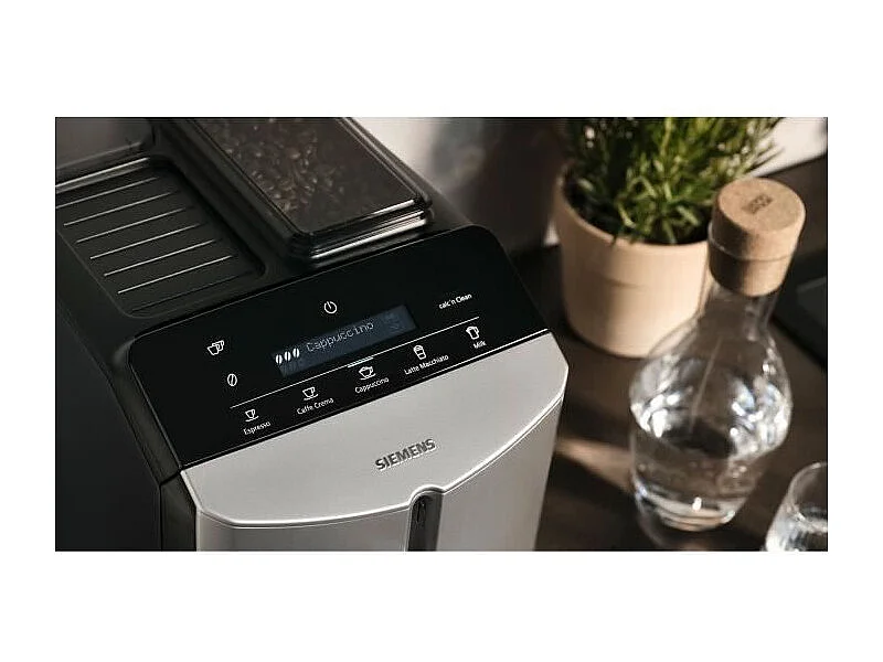 Machine à café SIEMENS - 5 boissons, bac à grains 250g, réservoir d'eau 1,4L