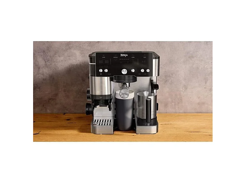 Machine a expresso - NINJA - ES501EU Luxe Essential - 2 L - Ecran digital - Noir / Inox
