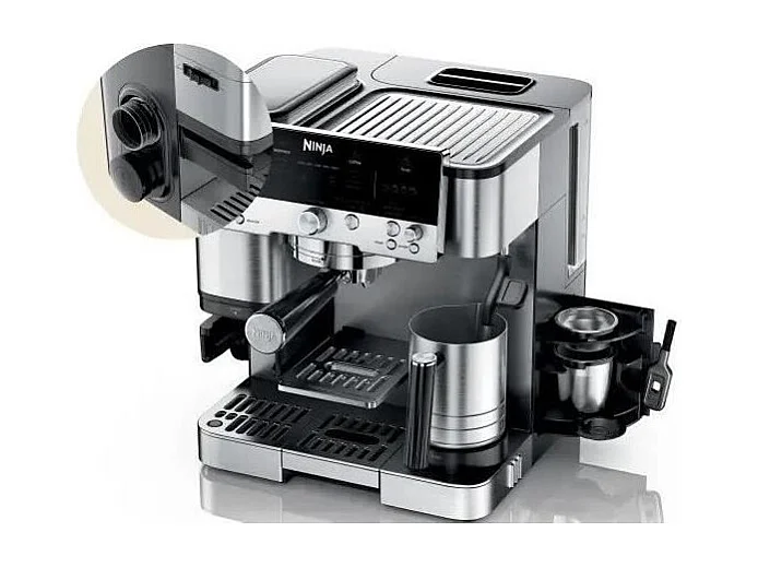 Machine a expresso - NINJA - ES501EU Luxe Essential - 2 L - Ecran digital - Noir / Inox
