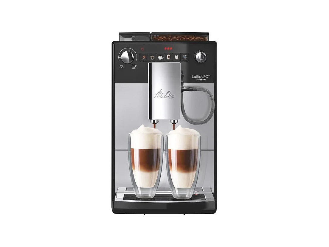 Melitta Latticia F300-101 Superautomatische Koffiezetter - Zwart Zilver