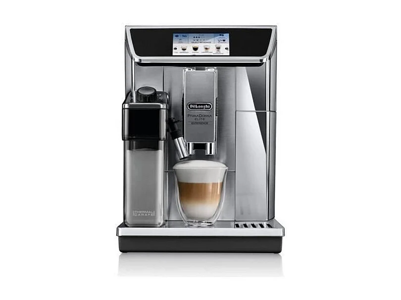 Cafetera espresso automática PrimaDonna Elite Experience gris con molinillo - Conectada