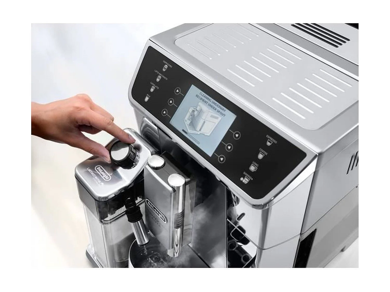 Cafetera espresso con molinillo - Conectada - PrimaDonna Elite - Gris