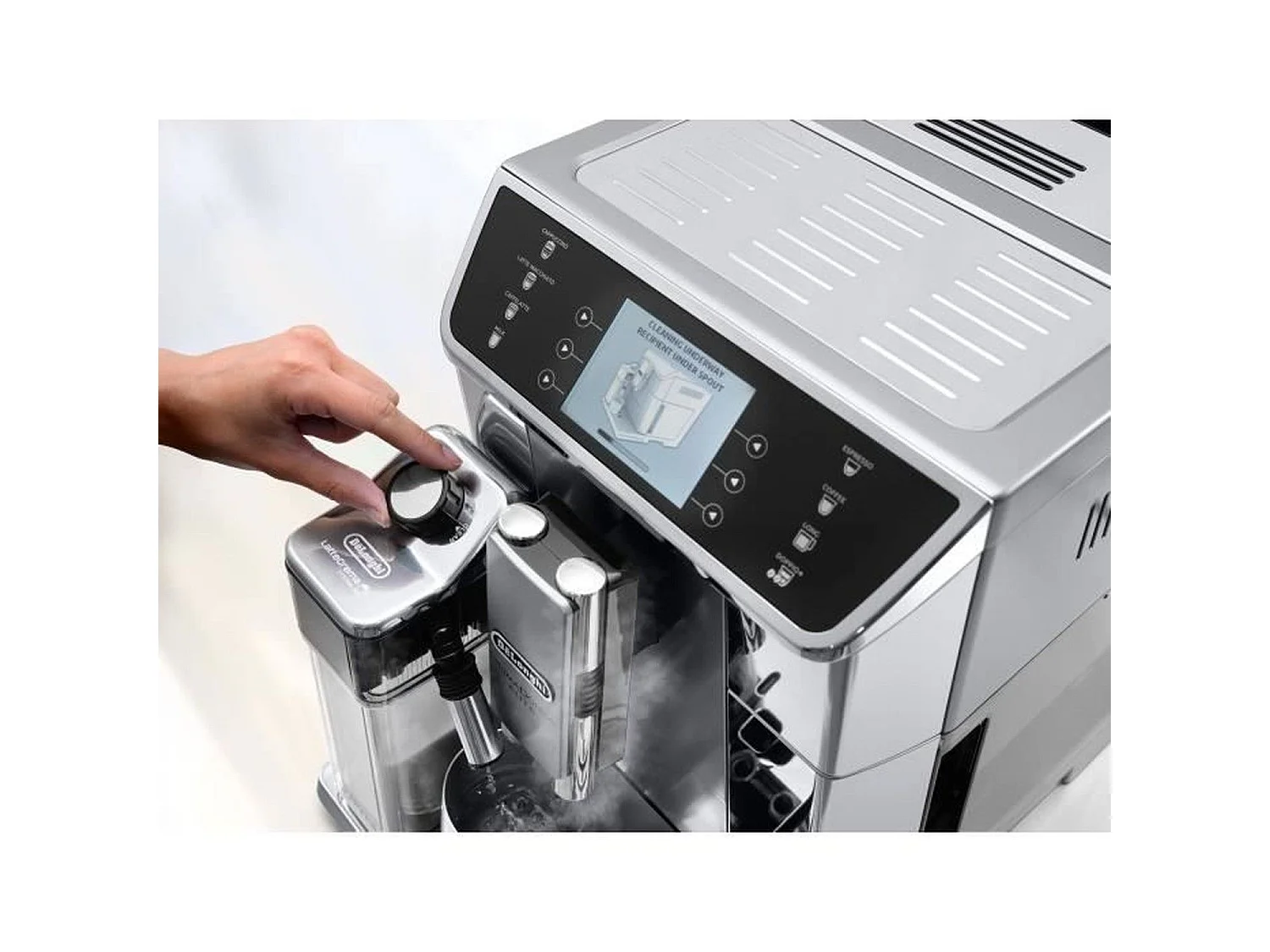 Delonghi PrimaDonna Elite Espressomaschine mit Mahlwerk - Verbunden - Grau