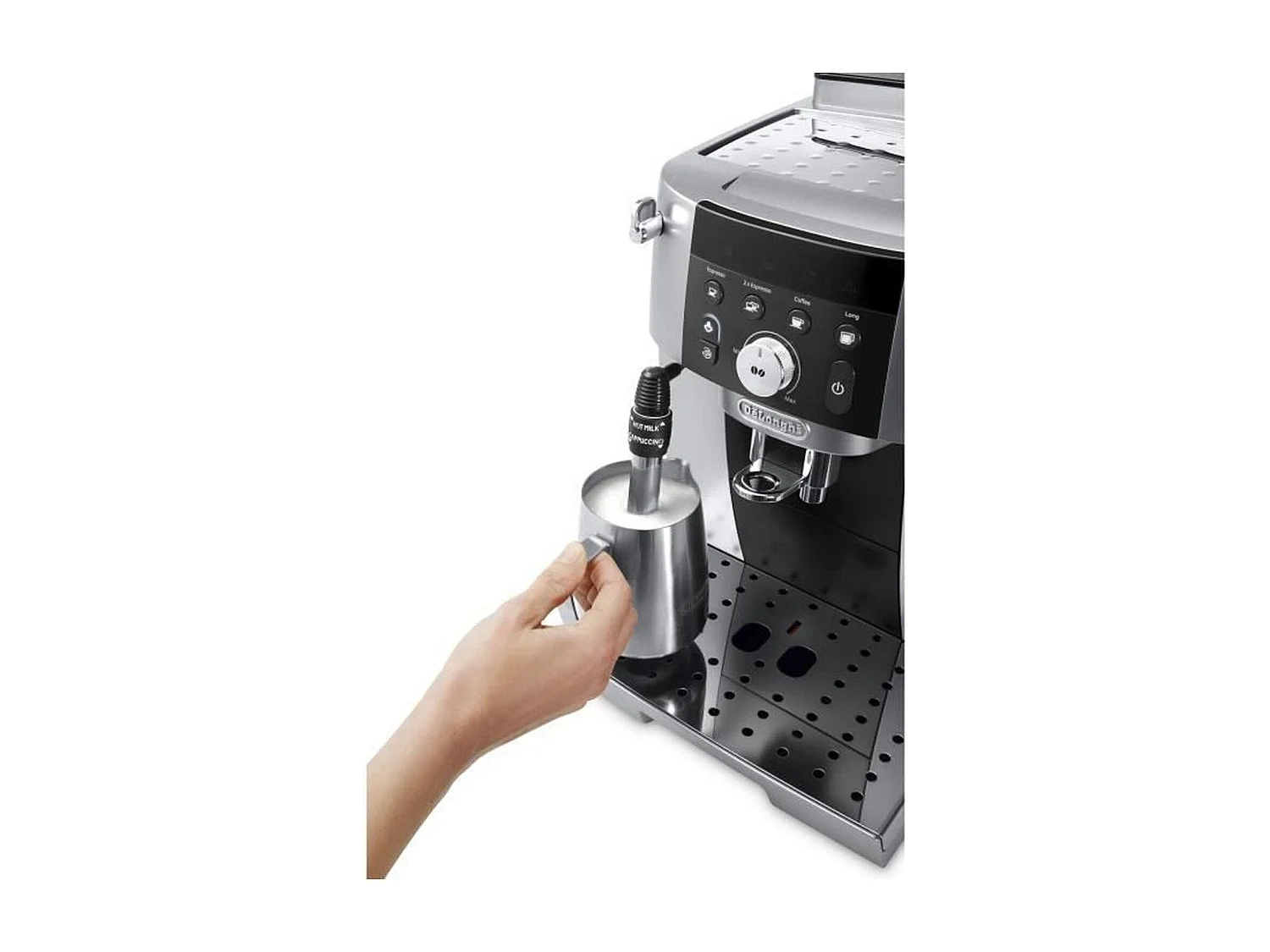 DeLonghi ECAM 250.23.SB Superautomatische Kaffeemaschine - Schwarz Silber, 1450W, 15 Bar, 250g, 1,8L