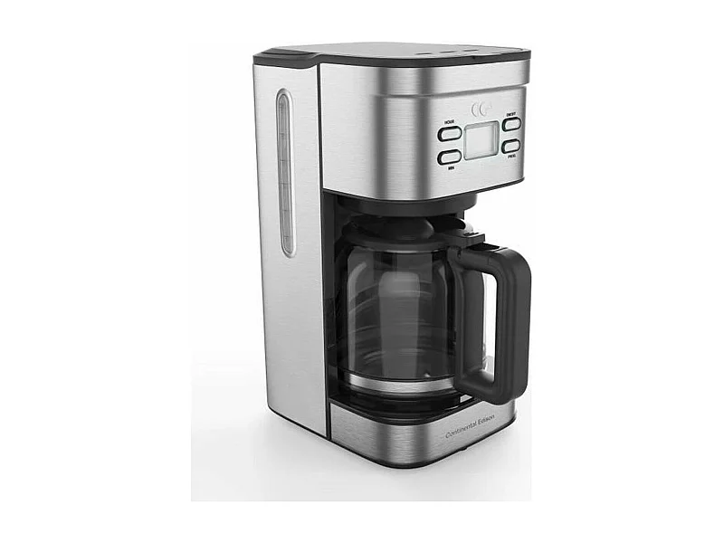 Cafetera de filtro programable de acero inoxidable - capacidad de 1,5L