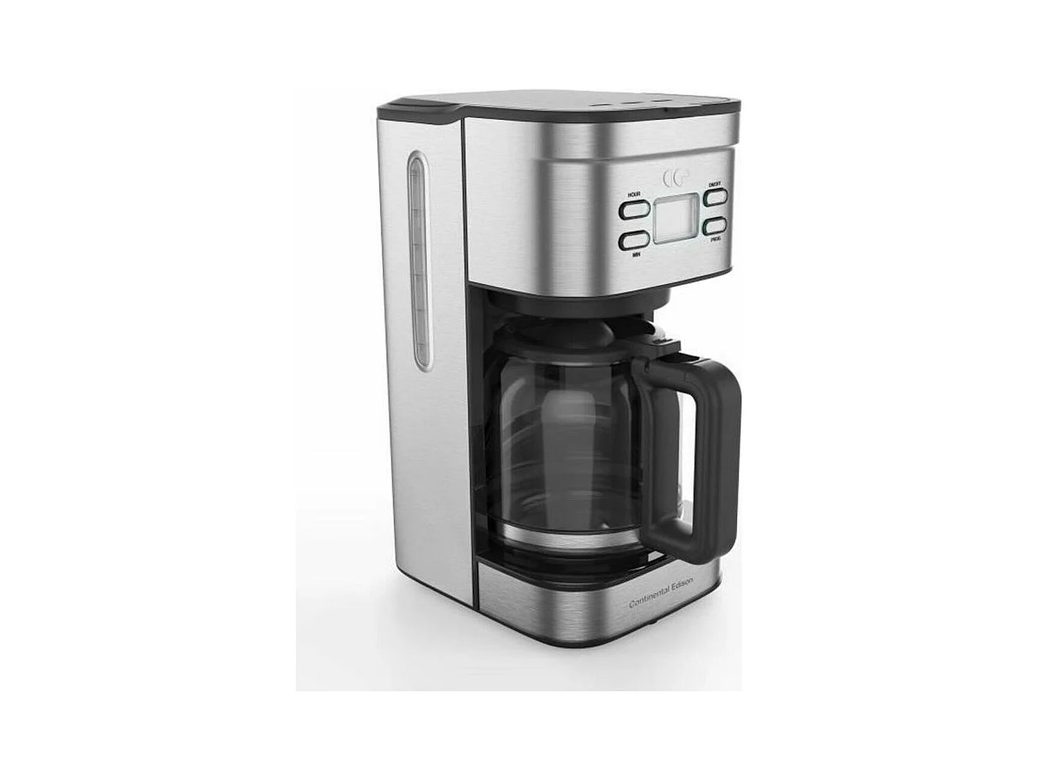 Cafetera de filtro programable de acero inoxidable - capacidad de 1,5L