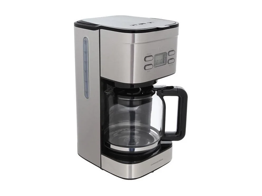 Cafetera de filtro programable de acero inoxidable - capacidad de 1,5L