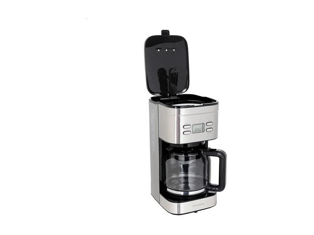 Cafetera de filtro programable de acero inoxidable - capacidad de 1,5L