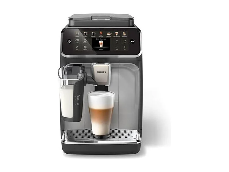 Philips EP4446/70 Superautomatische Kaffeemaschine - Schwarz Silber, 230 W, 15 Bar, 1,8 L
