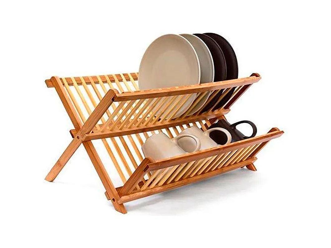 Égouttoir à Vaisselle Bambou "Latte" 42cm Naturel