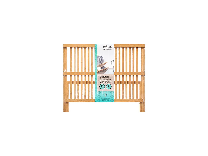 Égouttoir à Vaisselle Bambou "Latte" 42cm Naturel
