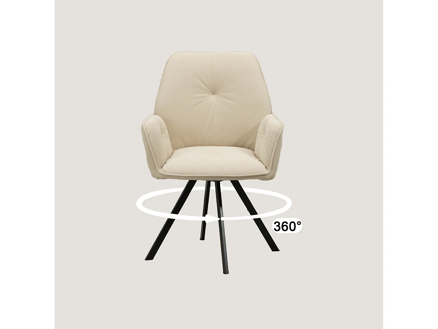 Ensemble de table à manger ronde avec 4 chaises, CLIFTOAKXSET