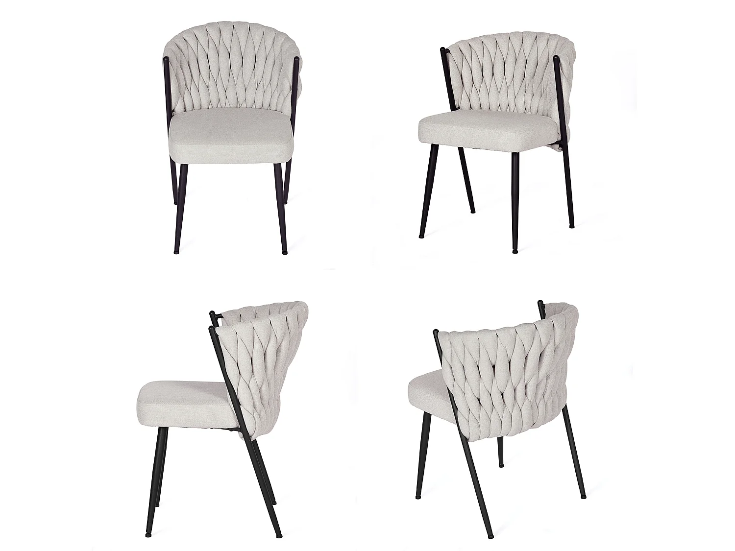 Ensemble de table à manger ronde avec 2 chaises, CLIFTOAKXSET3