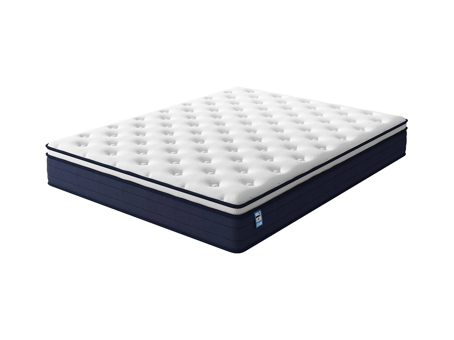 Matelas à Ressorts ensachés 140x190cm, 25 cm d'épaisseur