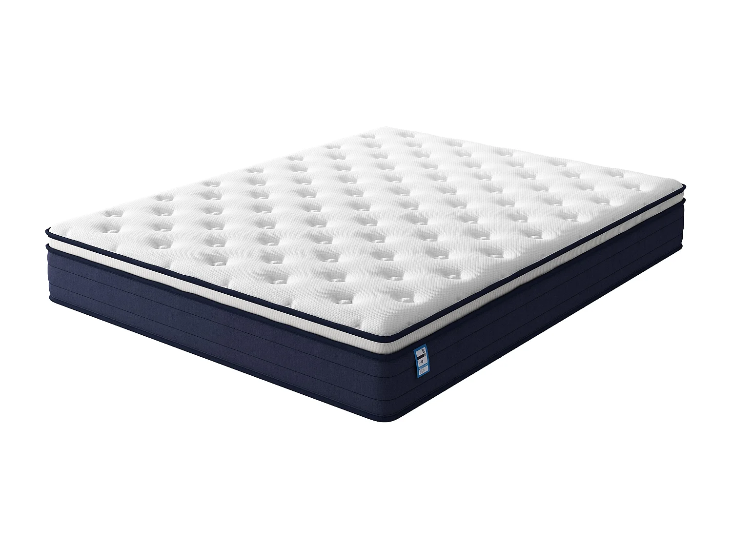 Matelas à Ressorts ensachés 140x190cm, 25 cm d'épaisseur