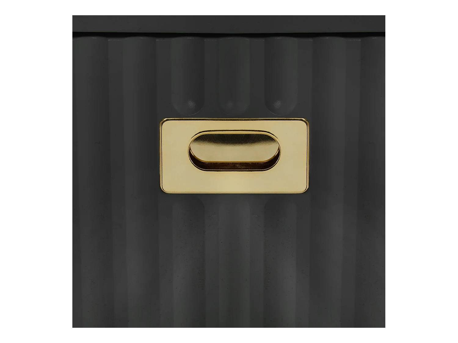 Zwarte kledingkast met 3 deuren en 6 haken, gouden poten, 120 x 40 x 191,5 cm