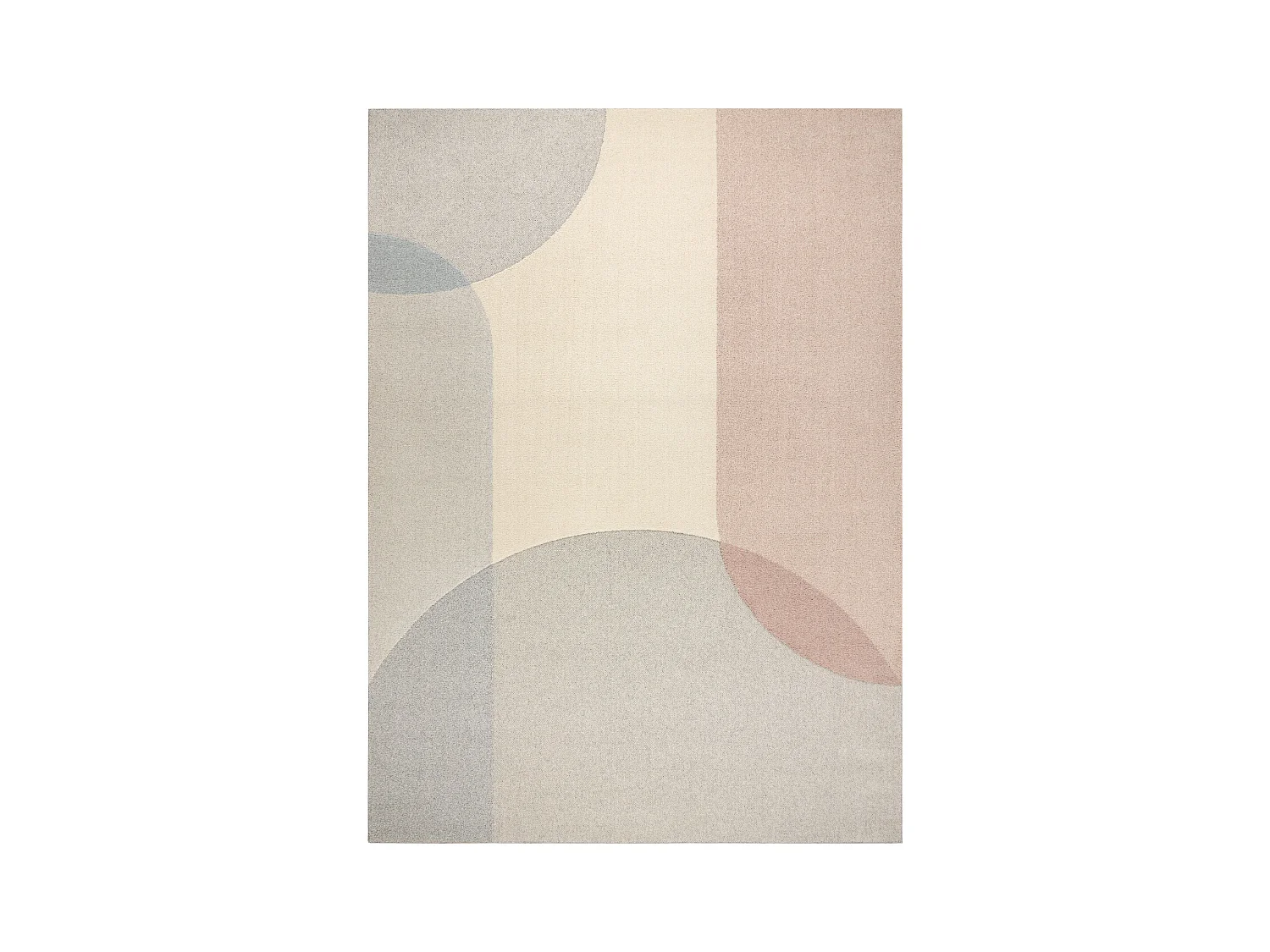 Moquette en laine FLUX 461.7.AE990 OSTA - Géométrique, structurelle, 80x140 cm