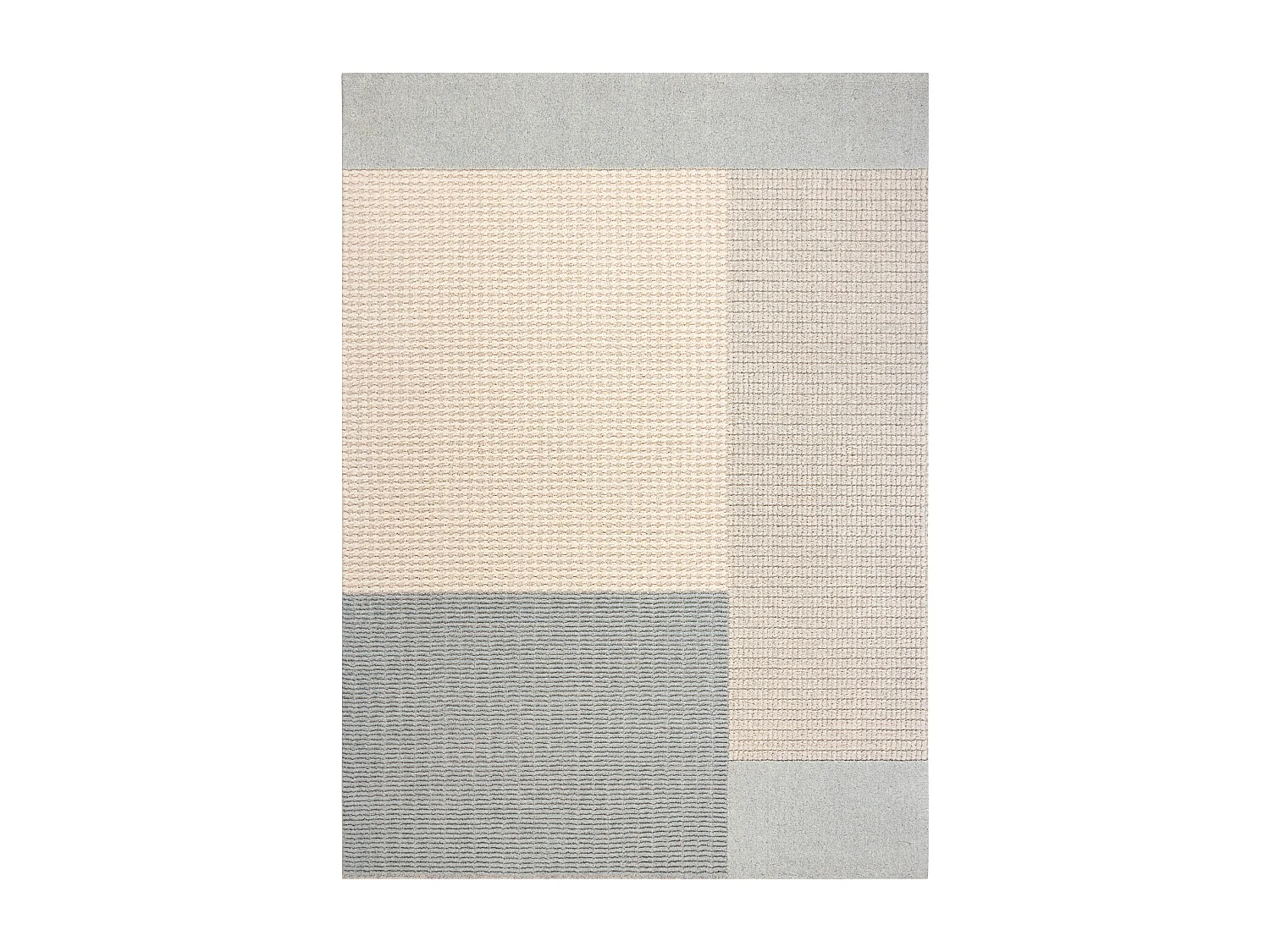 FLUX 461.9.AE500 tappeto in lana OSTA - Geometrico, strutturale, loft  135x200 cm