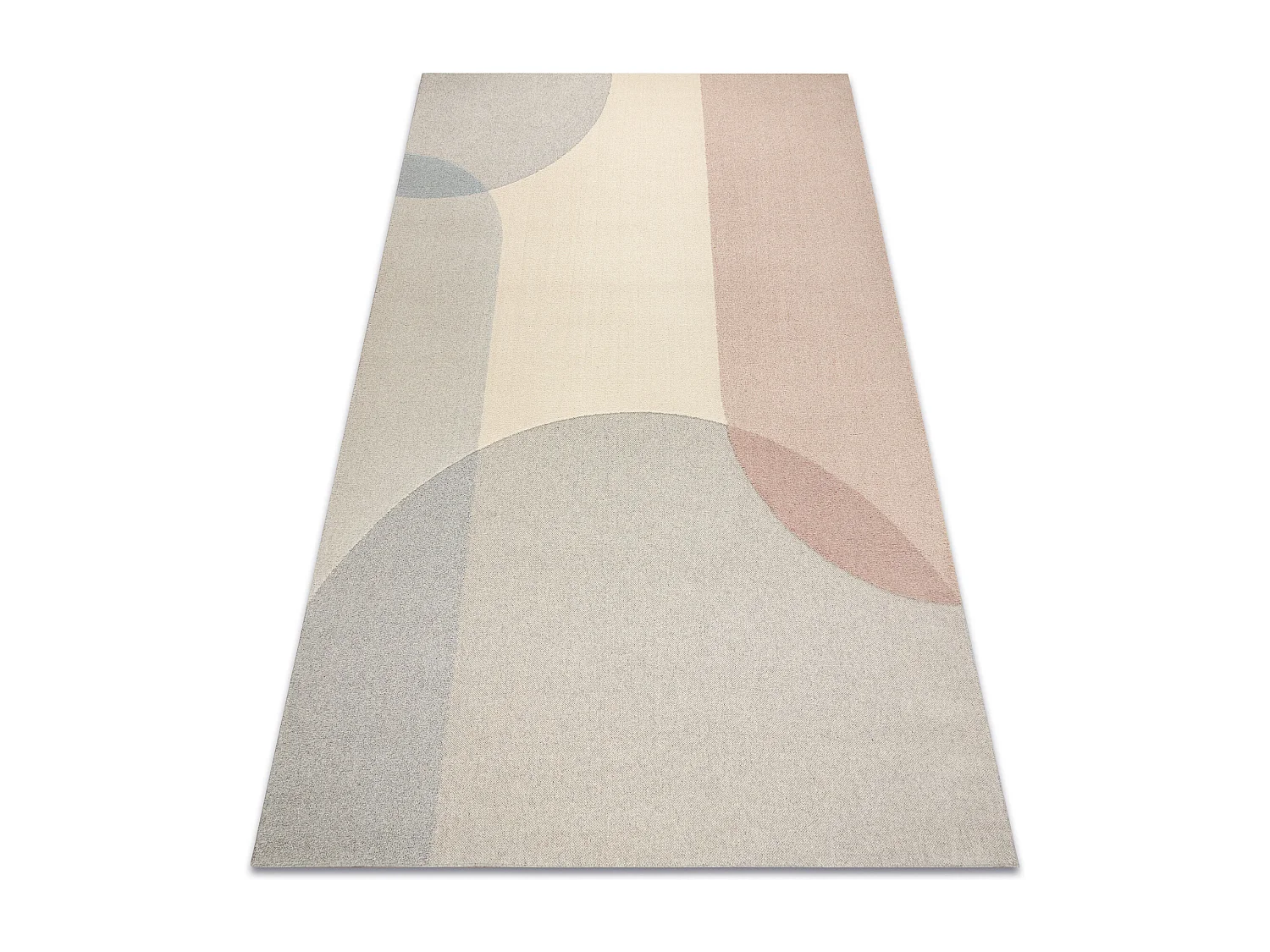 Moquette en laine FLUX 461.7.AE990 OSTA - Géométrique, structurelle, 120x170 cm