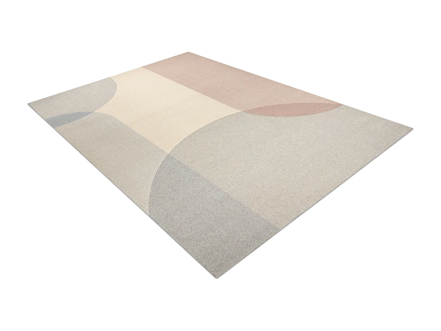 Moquette en laine FLUX 461.7.AE990 OSTA - Géométrique, structurelle, 120x170 cm