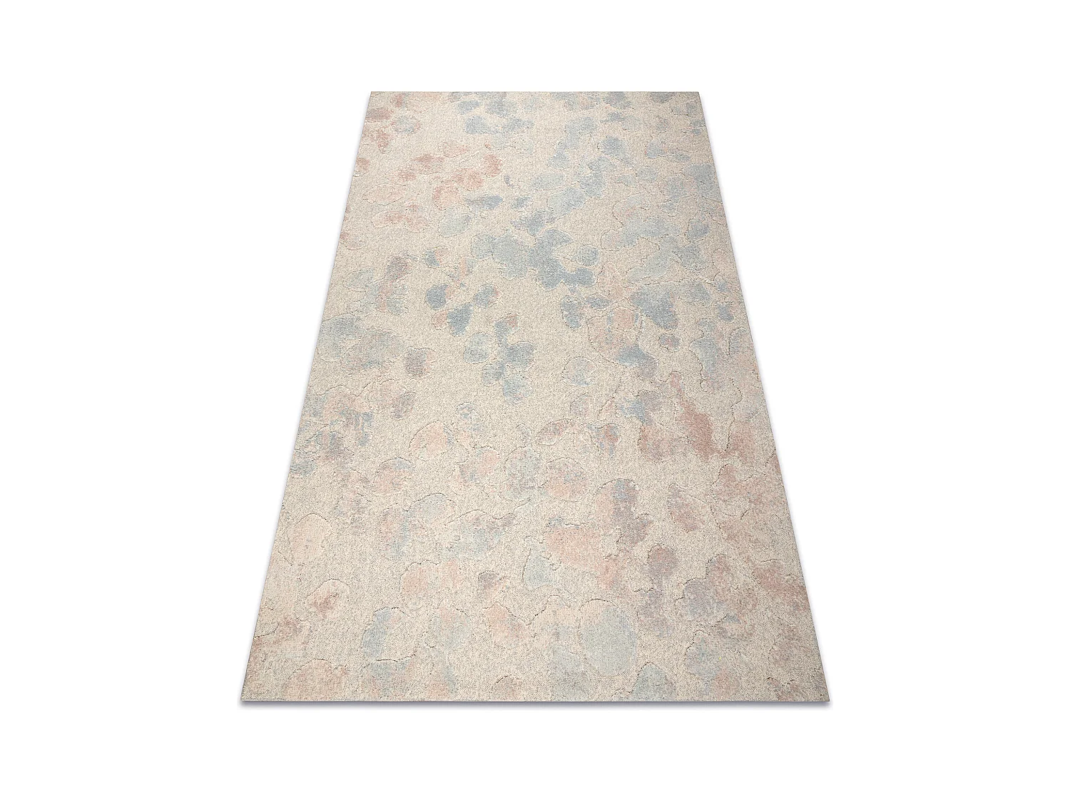 Moquette en laine FLUX 461.60.AE990 OSTA - Abstraction, structurelle,  80x140 cm