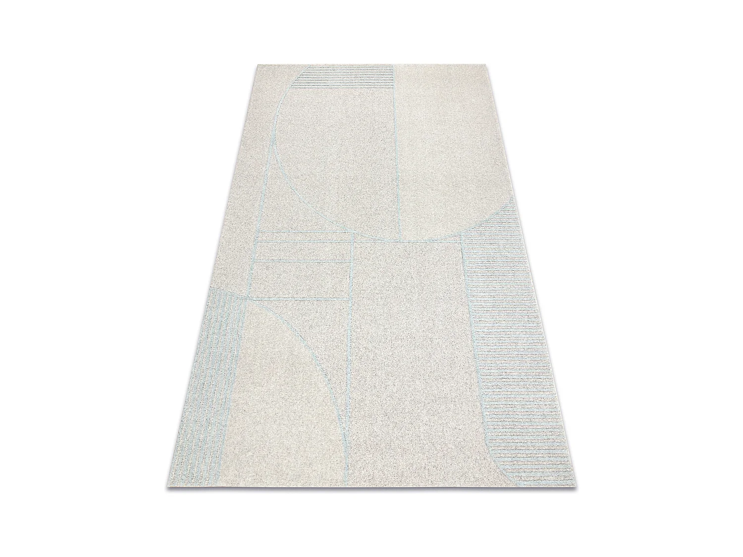 Moquette en laine FLUX 461.14.AE120 OSTA - Géométrique, structurelle 240x340 cm