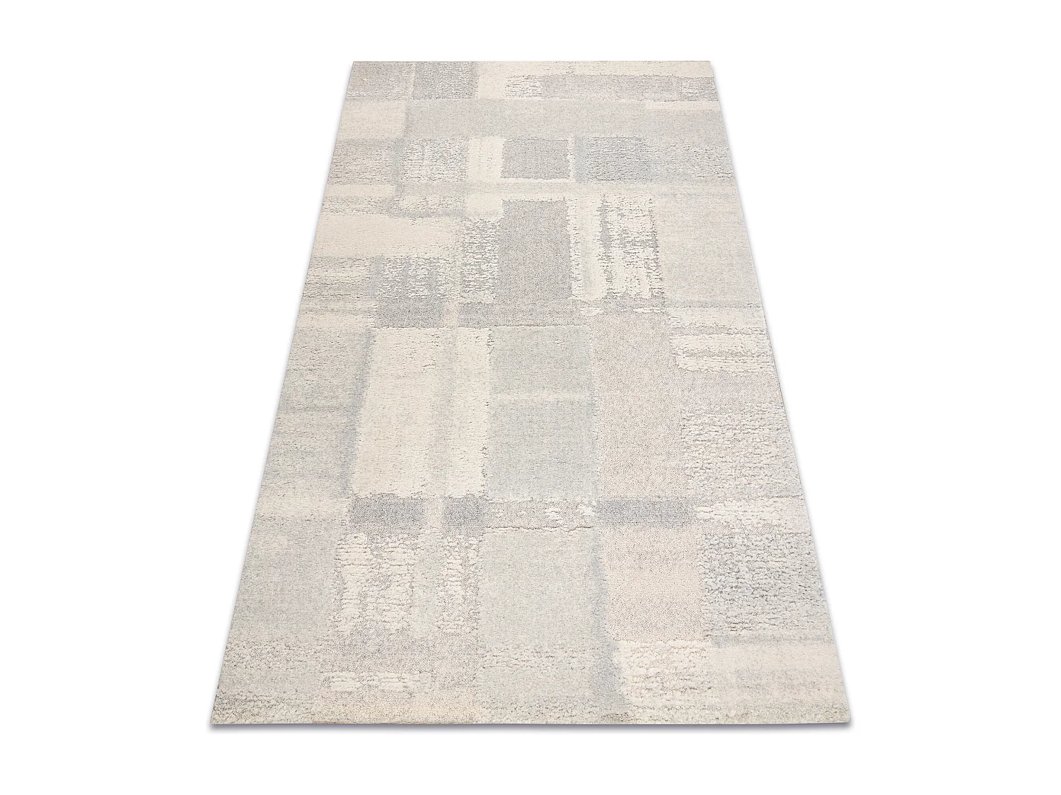 Moquette en laine FLUX 461.43.AE110 OSTA - Géométrique, structurelle 120x170 cm