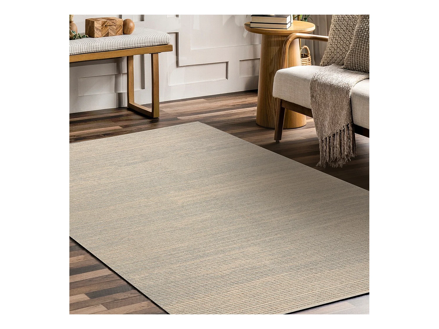 Moquette en laine FLUX 461.93.AE120 OSTA - Lignes, structurelle, loft  120x170 cm