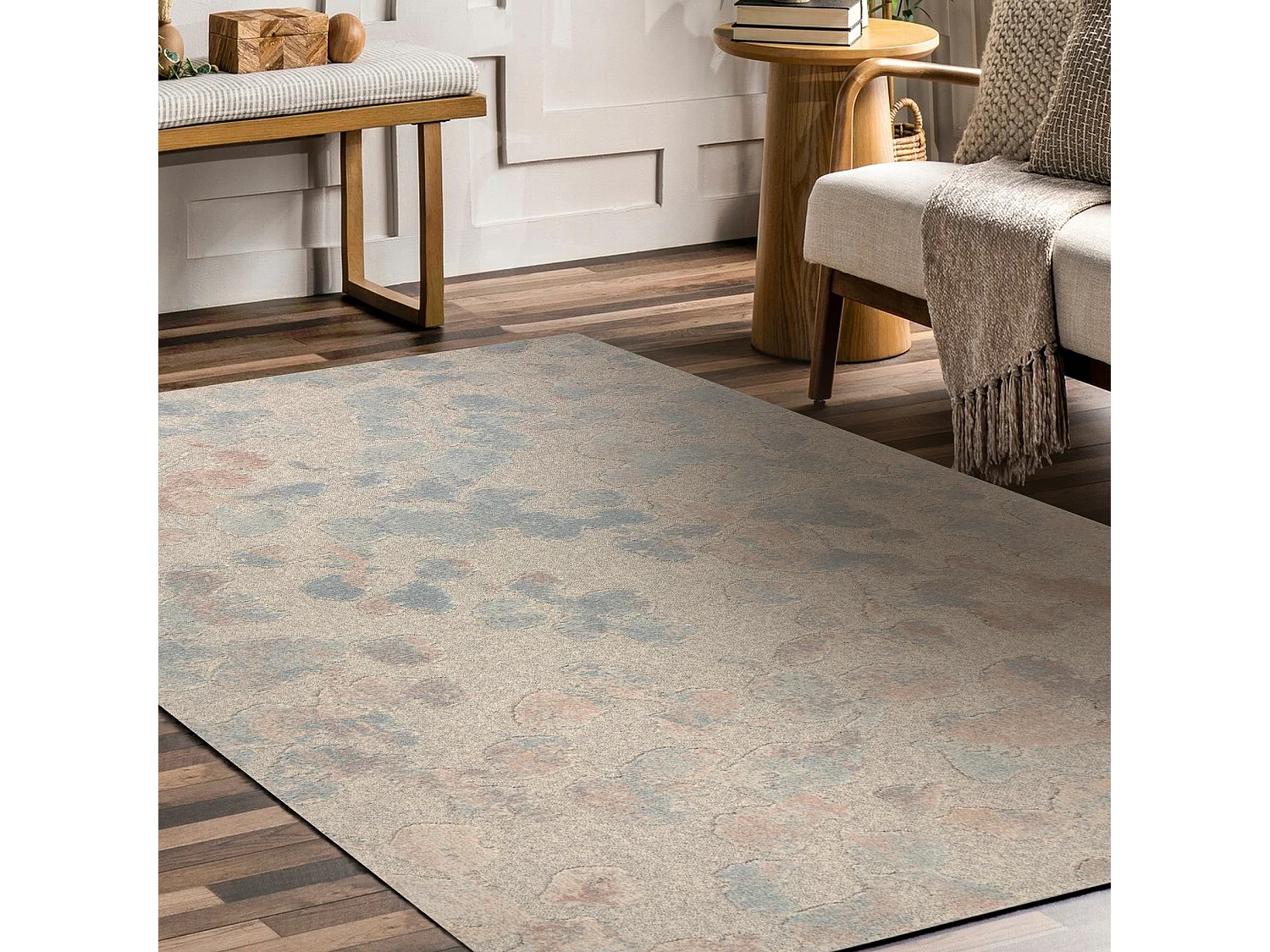 Moquette en laine FLUX 461.60.AE990 OSTA - Abstraction, structurelle,  120x170 cm