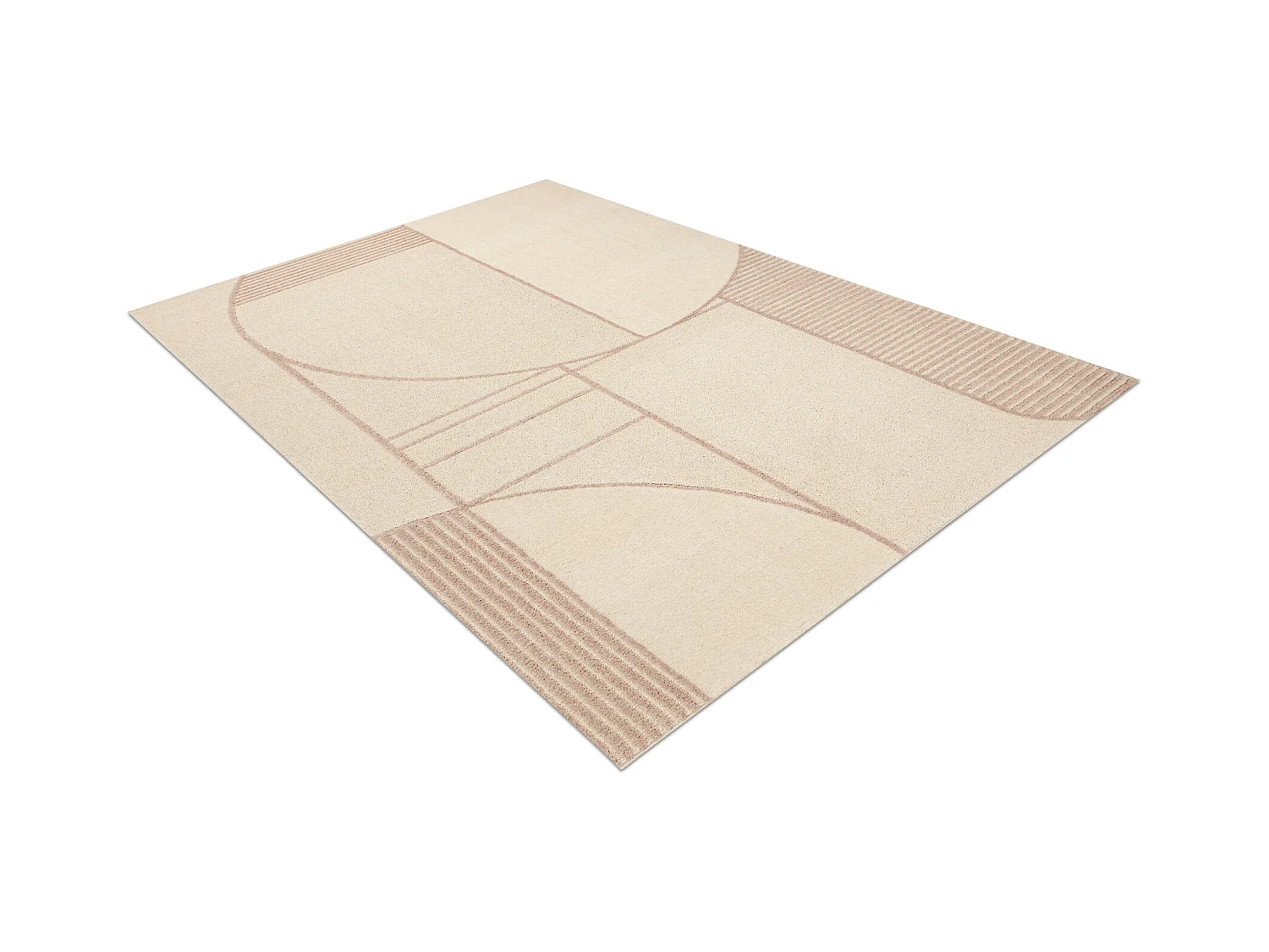 Moquette en laine FLUX 461.14.AE200 OSTA - Géométrique, structurelle 240x340 cm