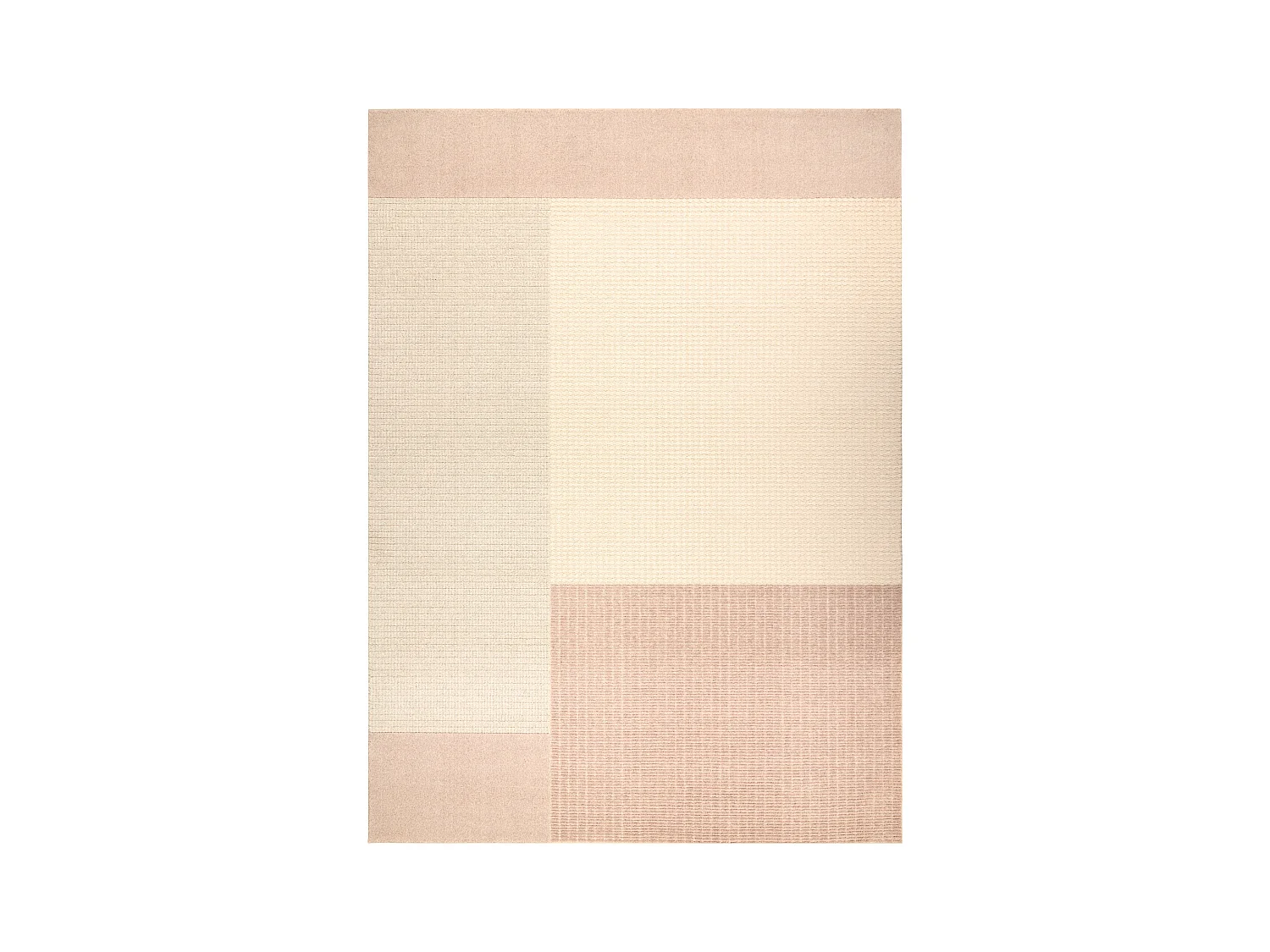 Moquette en laine FLUX 461.9.AE200 OSTA - Géométrique, structurelle, 80x140 cm