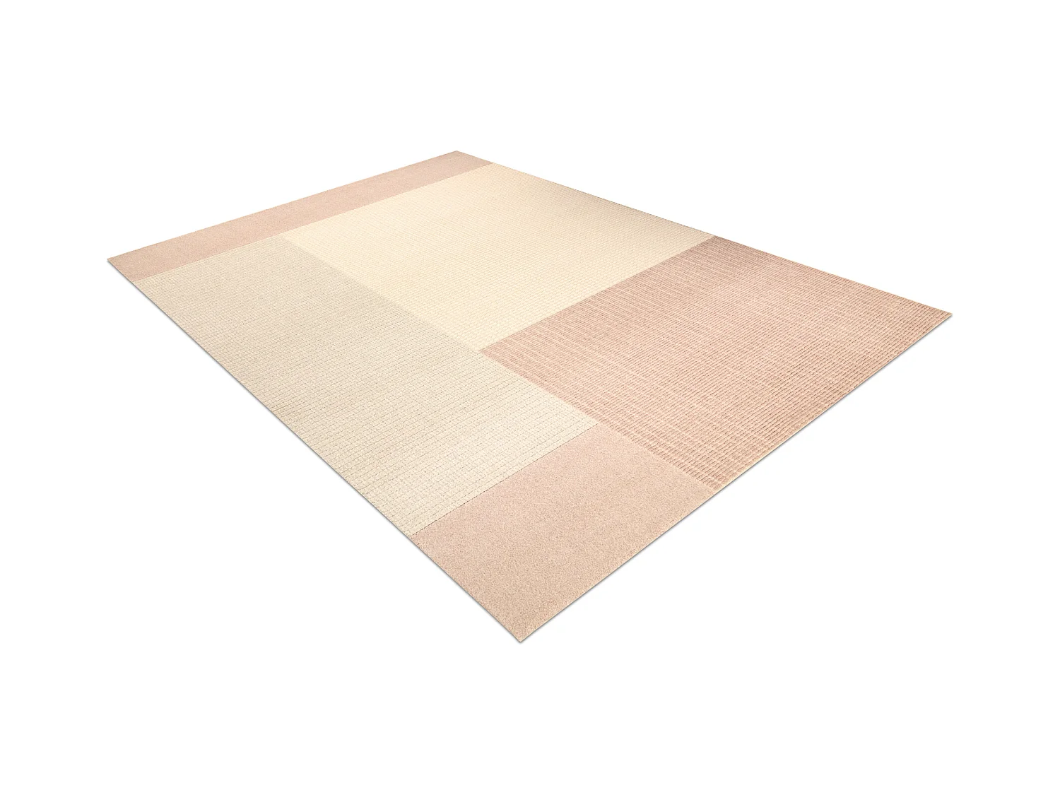 Moquette en laine FLUX 461.9.AE200 OSTA - Géométrique, structurelle, 80x140 cm