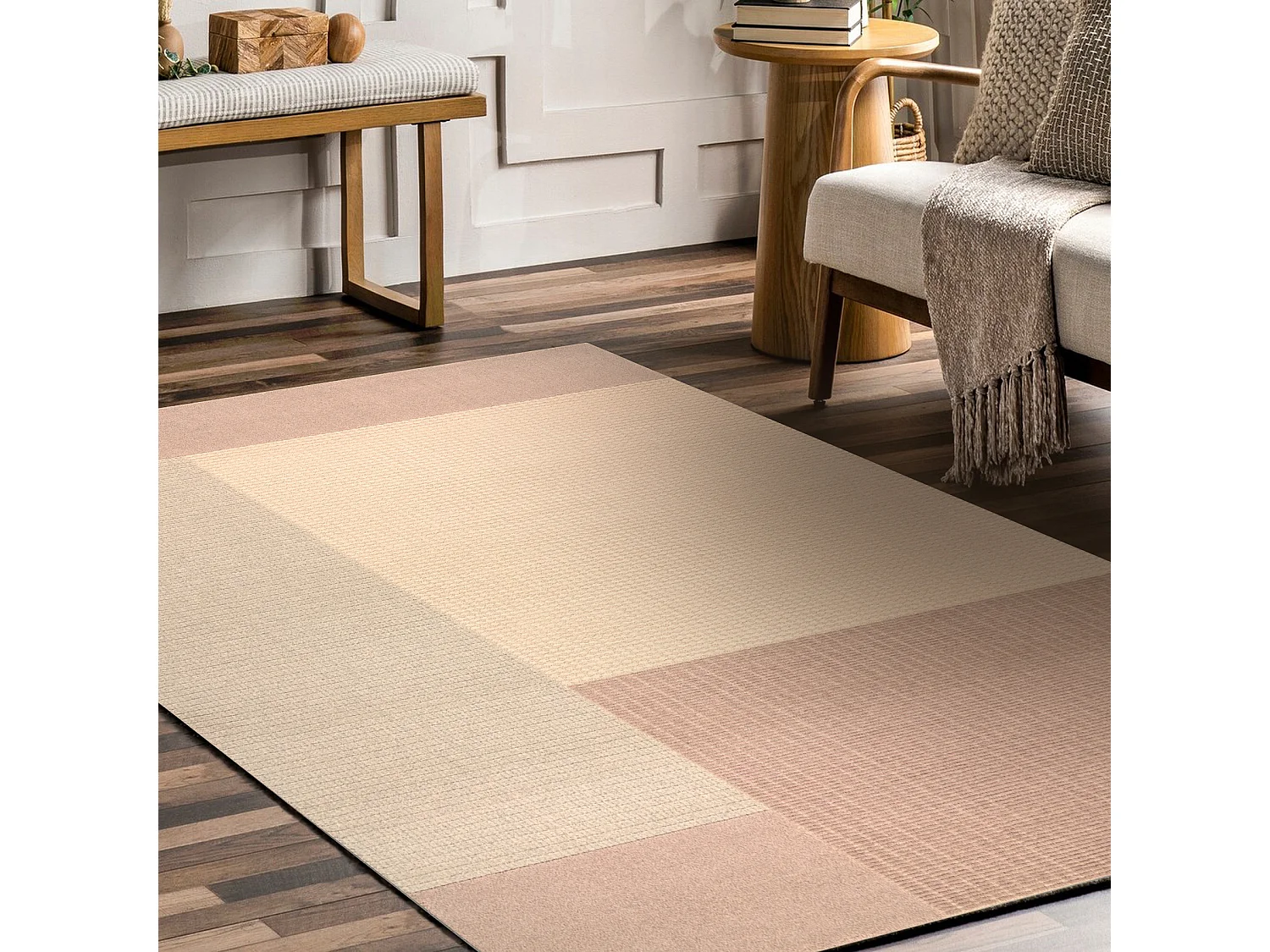 FLUX 461.9.AE200 tappeto in lana OSTA - Geometrico, strutturale, loft  80x140 cm