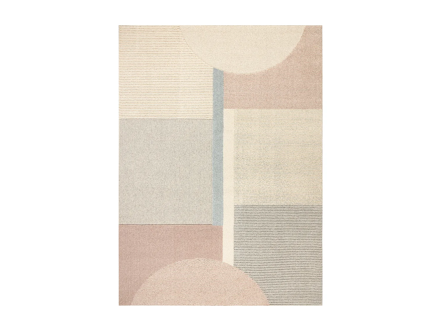 Moquette en laine FLUX 461.1.AE990 OSTA - Géométrique, structurelle, 200x300 cm