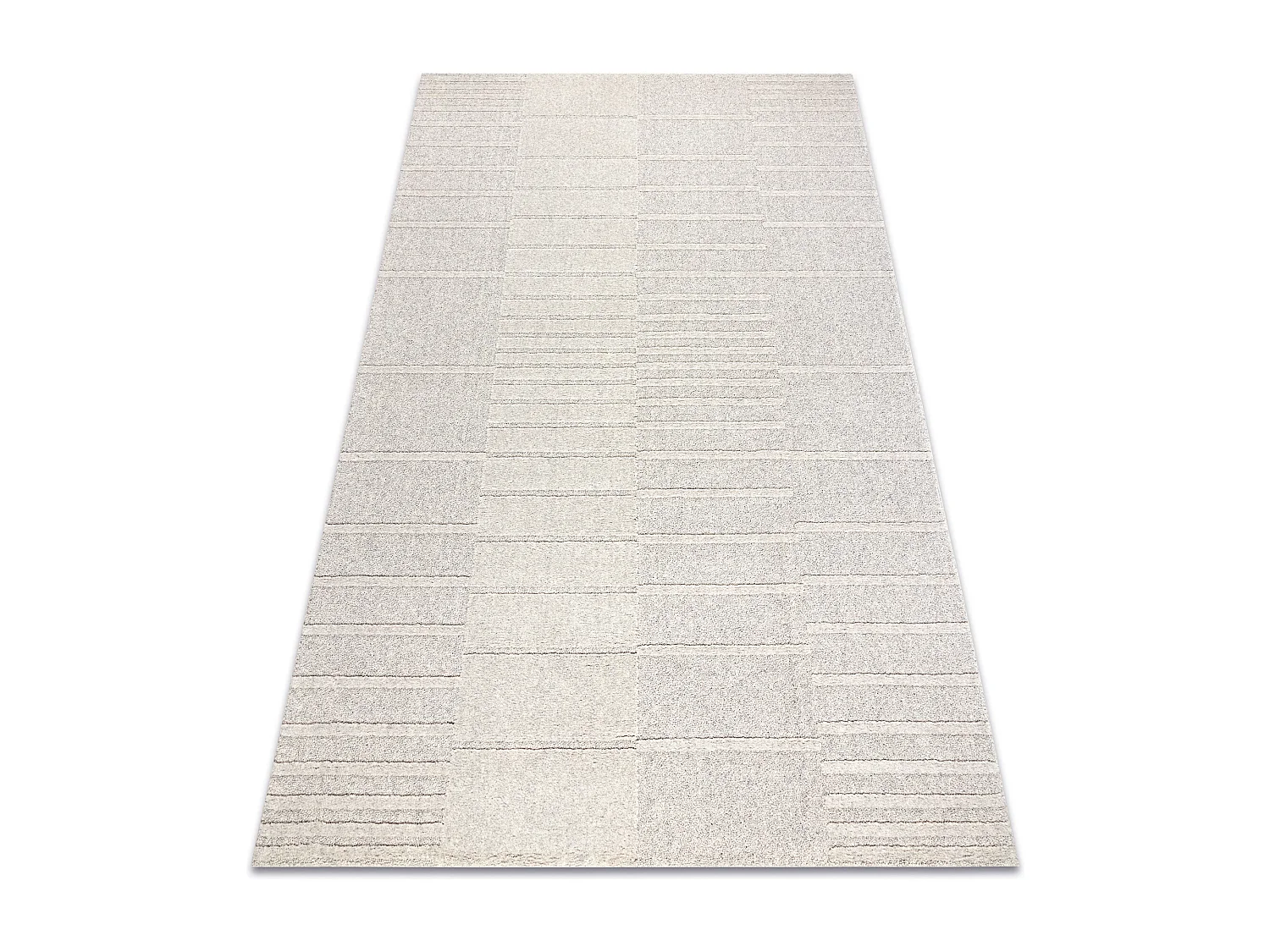 Moquette en laine FLUX 461.3.AE121 OSTA - Géométrique, structurelle, 120x170 cm